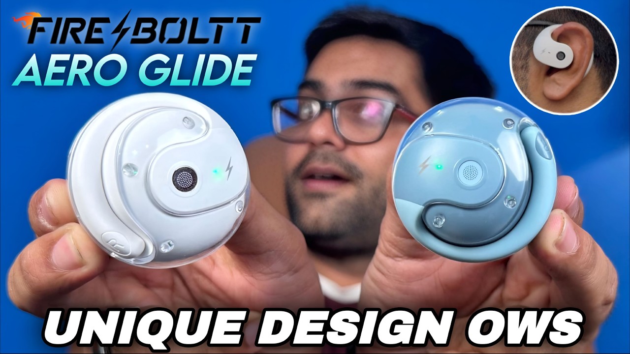 УНИКАЛЬНЫЙ дизайн OWS-наушников 🤩🤩 FirePods Aero Glide от Fire-Boltt ⚡⚡