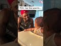 Baby Thinks “Dad” Means Time! ⏰😂