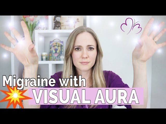 Migraine Aura Types (1 of 4) - What a VISUAL AURA Looks Like and Simulations of my Migraine Auras class=