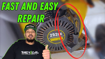 Generator pull cord won’t retract.