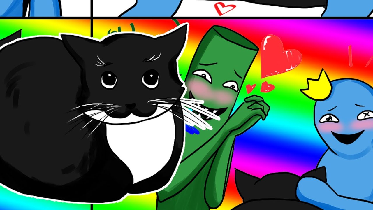 Box_catz on X: Baby green is here's #RainbowFriends   / X