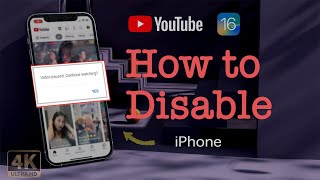 [WORK] One Way to Stop Youtube Paused Automatically on iPhone