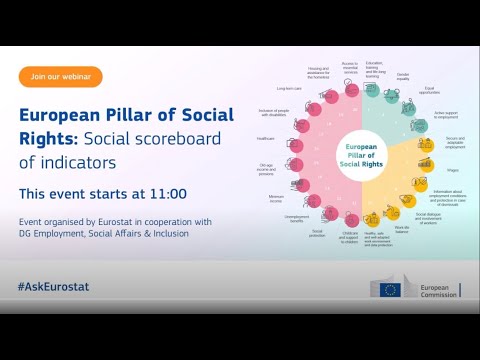 Online Event on the European Pillar of Social Rights - Social scoreboard of indicators