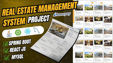 Real Estate Management System Project | Spring Boot, React JS, MySQL | Full Stack Final Year Project