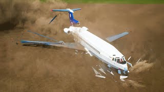 Lego Plane Crashes 21 - Airplane Crash In Brick Rigs