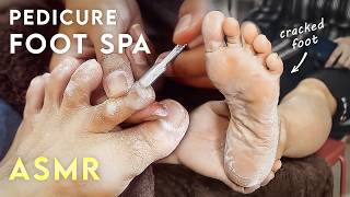 ASMR Pedicure | 1 hour Satisfying Foot Spa for Deep Sleep