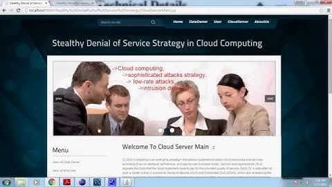 Stealthy Denial of Service Strategy in Cloud Computing