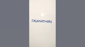 creating a brand logo using name Jaganathan #video #shots #brandlogodesign