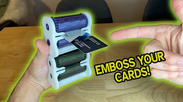 Stop using boring business cards, Emboss them