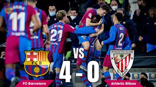 FC Barcelona v. Athletic Bilbao (4-0) Match Review: Aubameyang Score & Dembele Masterful Performance