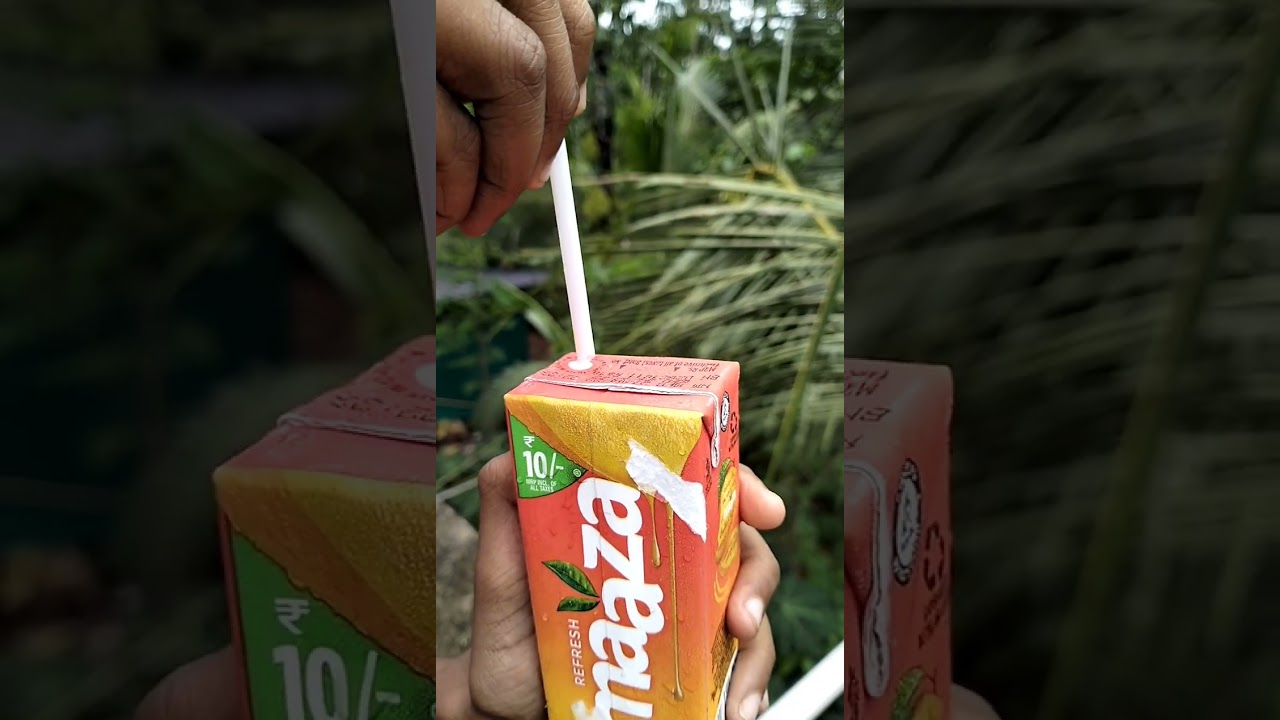Refresh Maaza fruit drink 😋