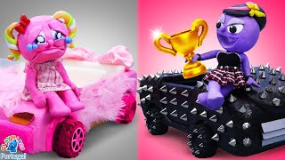Soft Girl Racing Car VS E-Girl Racing Car | Carro de corrida Soft Girl VS Carro de corrida E-Girl