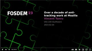 Over a decade of anti-tracking work at Mozilla