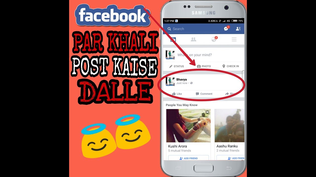 How To Blank Post On Facebook YouTube