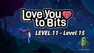 Love You To Bits Walkthrough Level 11 12 13 14 15 (ALL BONUS ITEMS) - GAMEPLAY