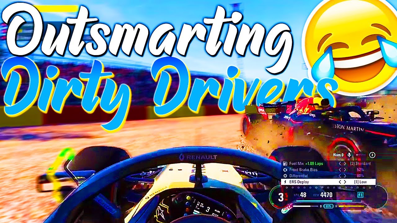 F1 2018 Online Open Lobbies Outsmarting Dirty Drivers Battles,Crashes, Idiots.