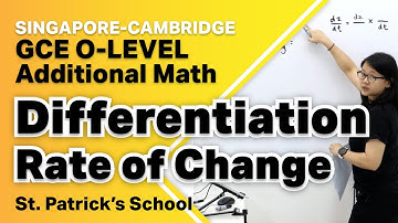 O-Level Additional Math | Differentiation - Rate of Change | St. Patrick