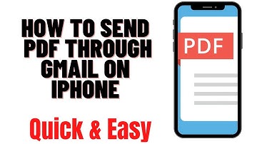 HOW TO SEND PDF THROUGH GMAIL ON IPHONE
