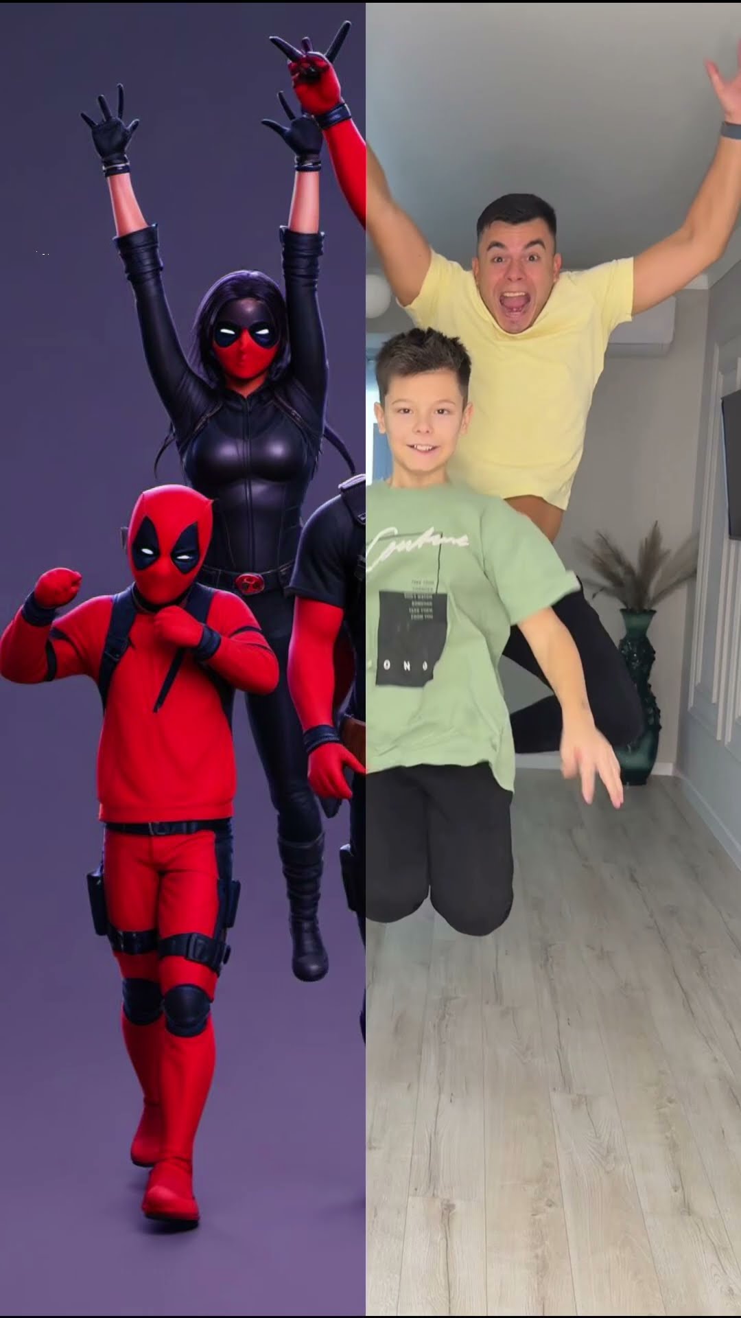 Deadpool family by Secret Vlog