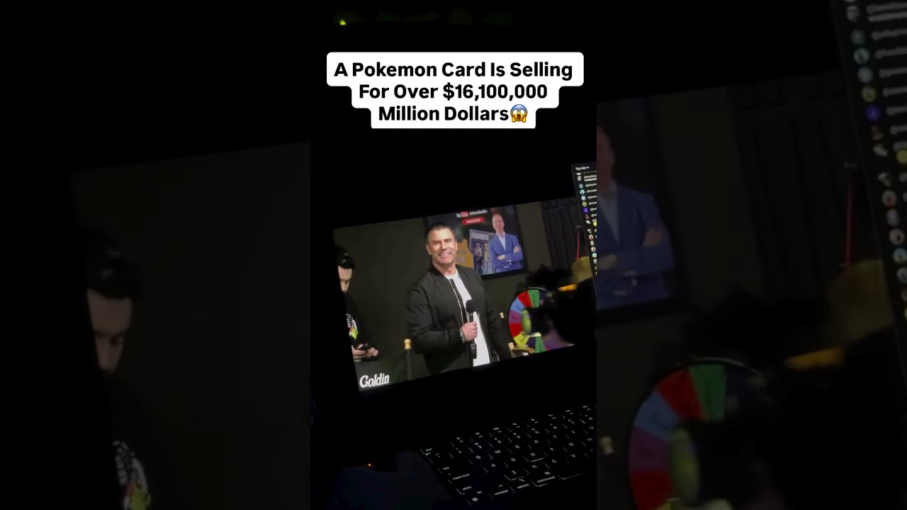 A Pokemon Card Just Sold For Over $16,000,000 😱 (NEW WORLD RECORD)        #pokemon