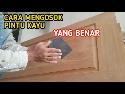 Video: Bagaimana untuk mengampelas kayu merah?