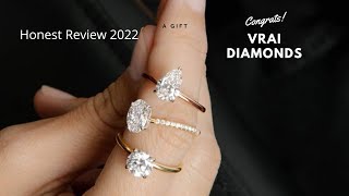 VRAI Diamonds Engagment Ring | Lab Created Diamonds | Honest Review 2022