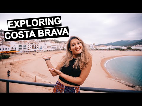 EXPLORING COSTA BRAVA (town of Tossa de Mar) | Spain Travel Vlog