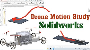 Drone motion study with Explode view in Solidworks | solidworks part design |