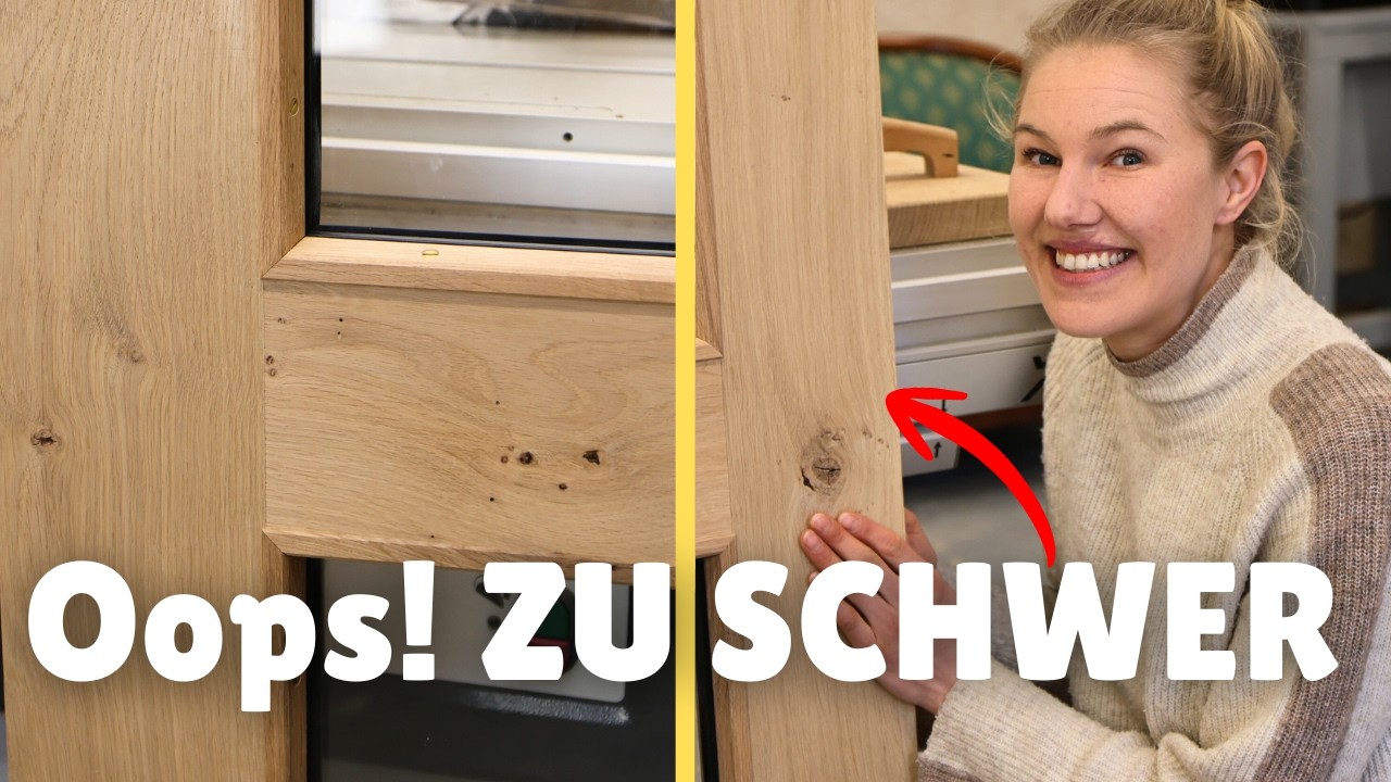 Unsere DIY-Schiebetür ist fertig ✅ Aber...