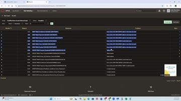 How to Use Oracle Apex for Executing SQL Commands and Executing SQL Script