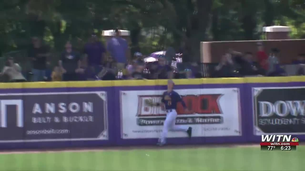 12th ranked ECU baseball comes back to beat Tulane in suspended Friday