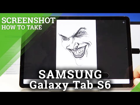 SCREENSHOT SAMSUNG Galaxy Tab S6 | How to Take Screenshot Samsung Tab