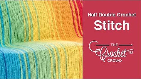 BEGINNER Half Double Crochet Stitch HDC