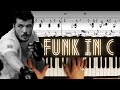 Funky in C │ Blues Piano Lesson #9