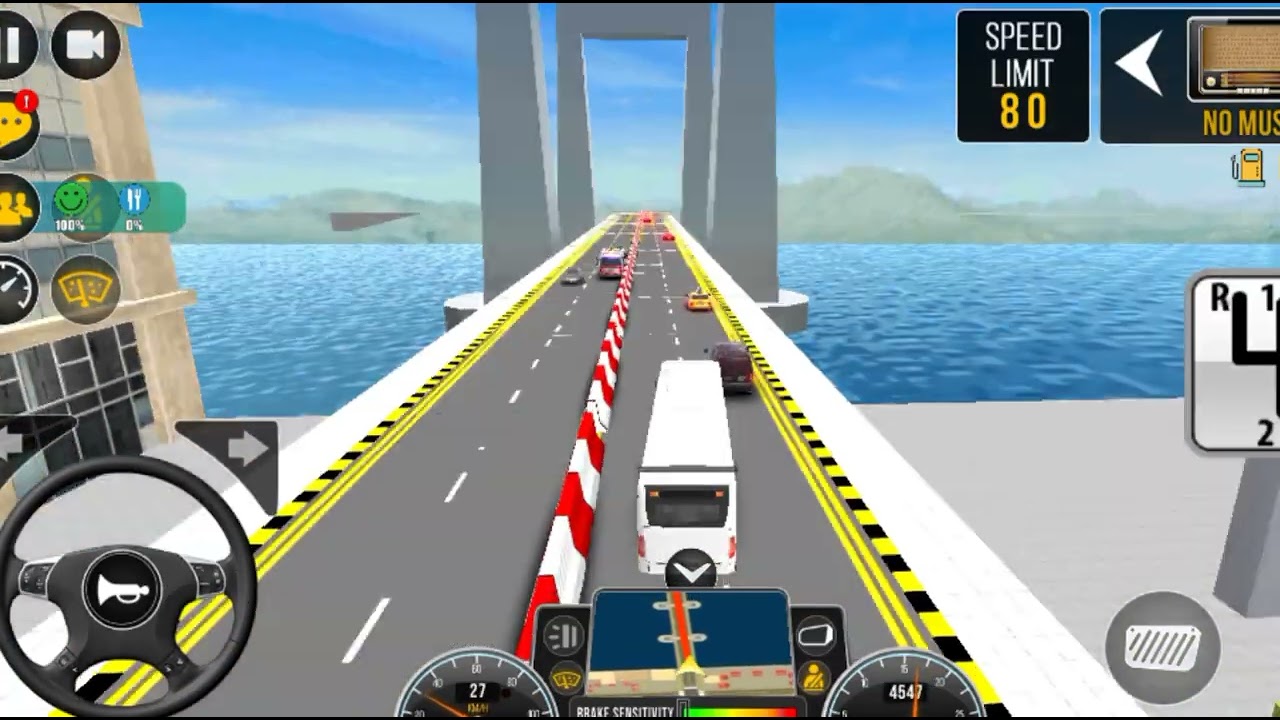 Coach Bus Driving school Simulator 3D || Bus game video || 