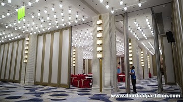 Doorfold Soundproof Movable Walls Apply to Star Hotel Banquet Halls, Partition Wall Systems Provider