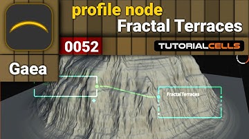 0052. profile node ( Fractal Terraces node ) in Gaea