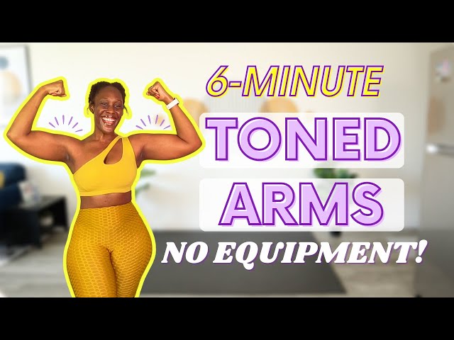 7 MIN TONED ARMS WORKOUT - with Music & Beeps (Dancer Arms) 