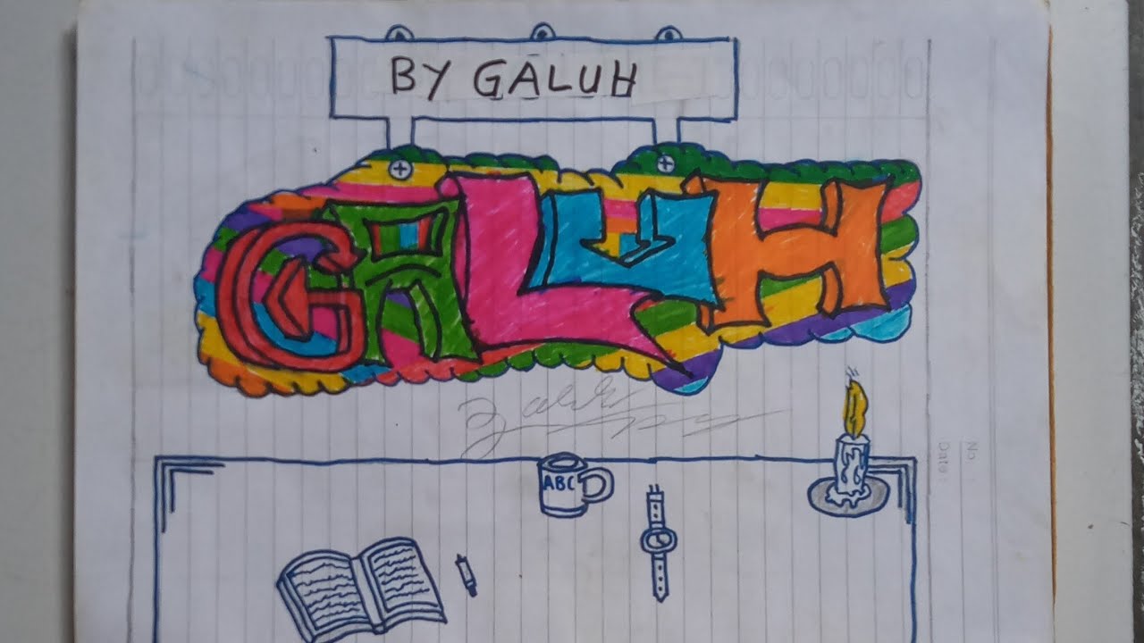 menggambar grafiti 