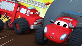 Max is framed in a cave!  | Monster Town | Car City World App