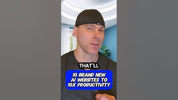 10 AI Websites To 10X Your Productivity 🤖 #aitools #websites #productivity