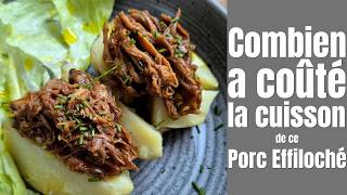Pulled Pork au four 140°C + coût électrique réel (test EDF) ⚡