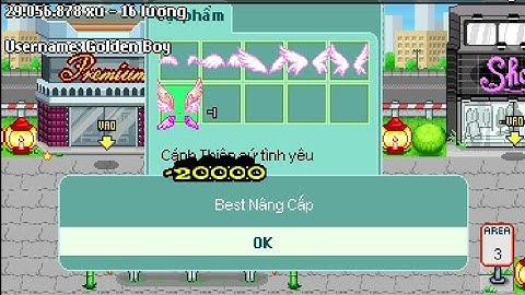 Nâng cấp Baby blue - cánh Vàng Ròng - Thiên Sứ Tình Yêu | Avatar 2D