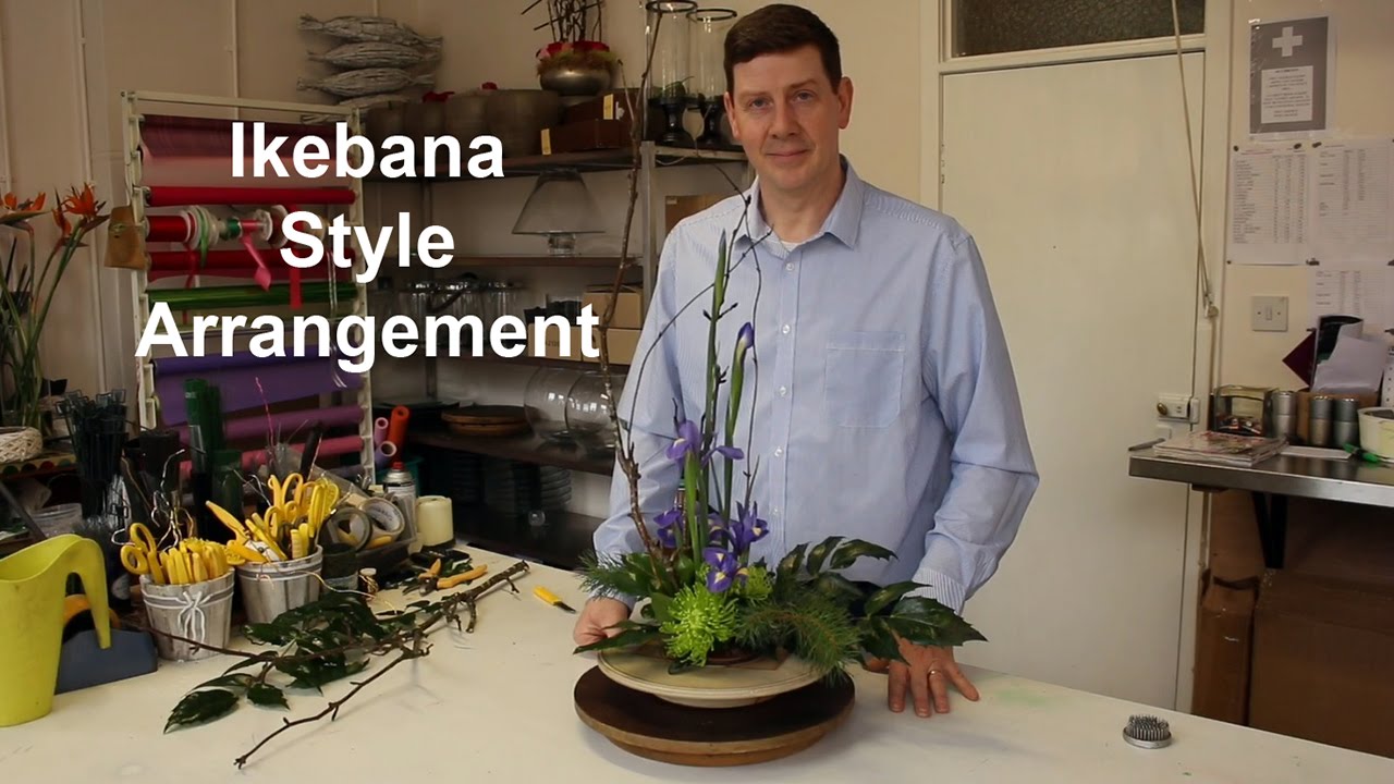 Ikebana Inspired Arrangement - takes minutes, and minimal material -