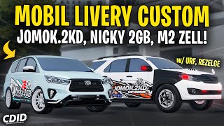 Mobil Spesial Ada Livery Keren Di Cdid Lagi Viral - Car Driving Indonesia Update V1.4