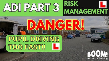 PDI tutorial: Pupil driving too fast!! Learn what to do.