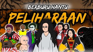 BERBURU HANTU PELIHARAAN (Animasi Spesial Halloween)