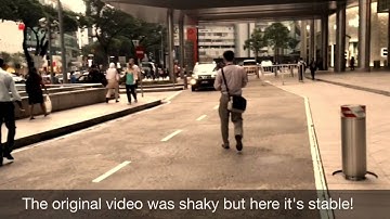 Hyperlapse app video stabilization test