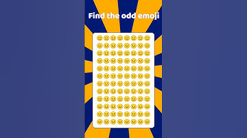 can you find different emoji #quiz #trivia #riddles #knowledge #facts #gk #quizshorts #quizfinity