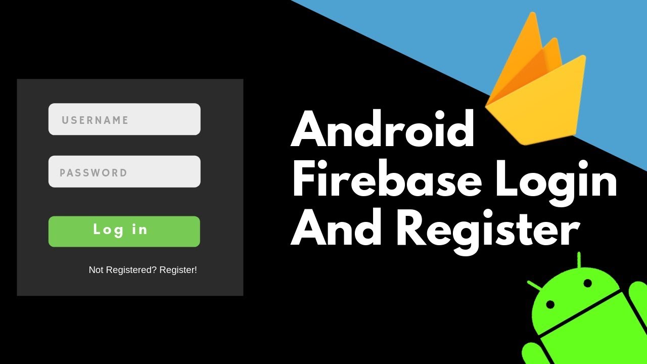 โปรแกรมเขียน android  2022 Update  Create Login And Registration Screen In Android Using Firebase | App Development Tutorial